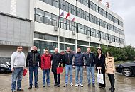 Делегация компании Велдинг Групп Саратов на заводе Luoyang Deping Technology в Китае