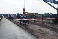Строительство нефтепровода «Куйбышев-Унеча-Мозырь»